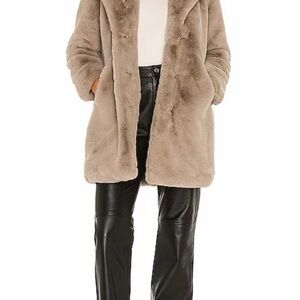 Apparis Sasha Faux Fur Coat - Camel (NOT color of 1st photo)